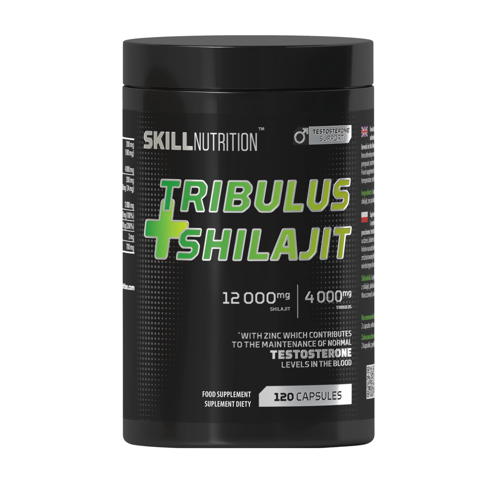 skill nutrition tribulus + shilajit