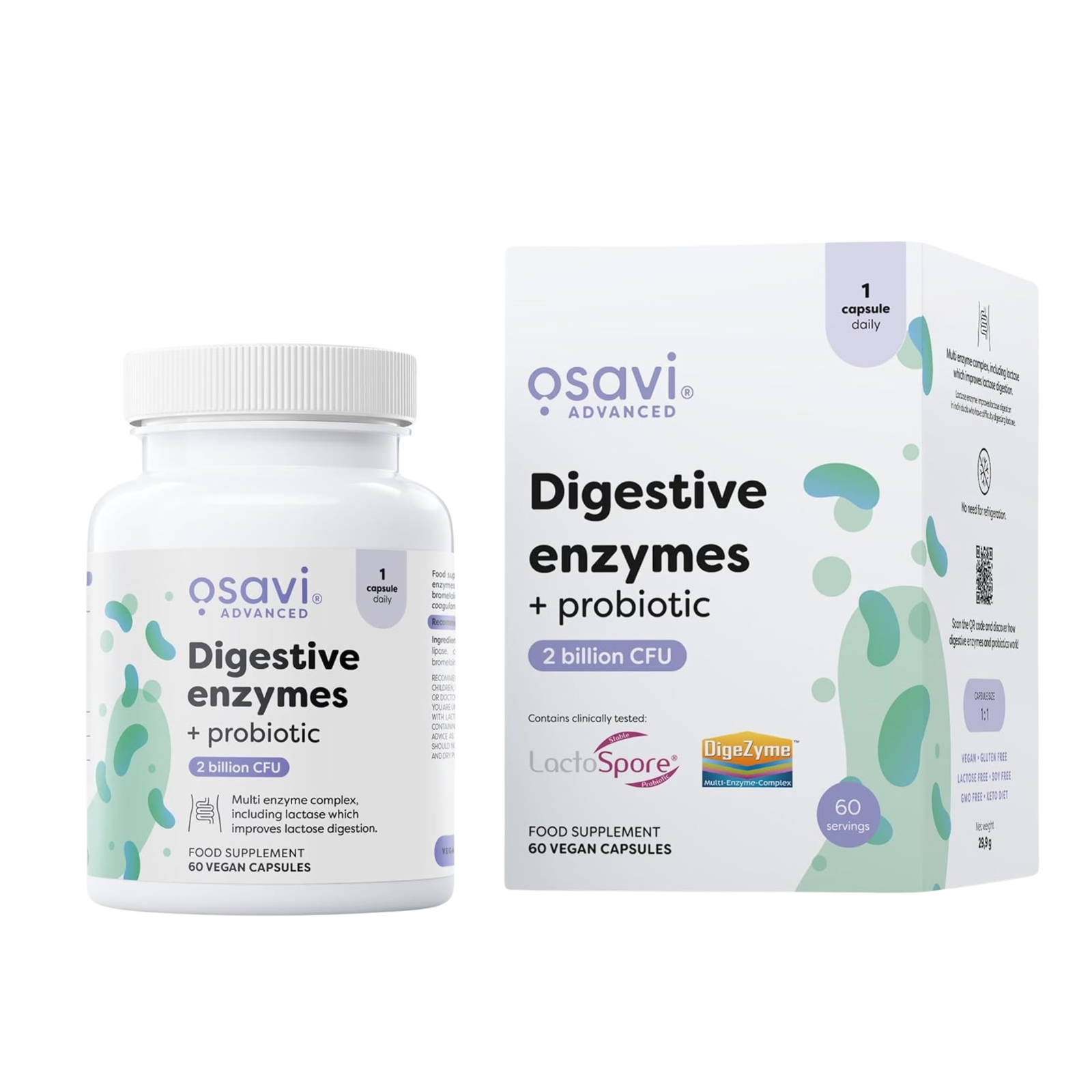osavi digestive enzymes probiotic
