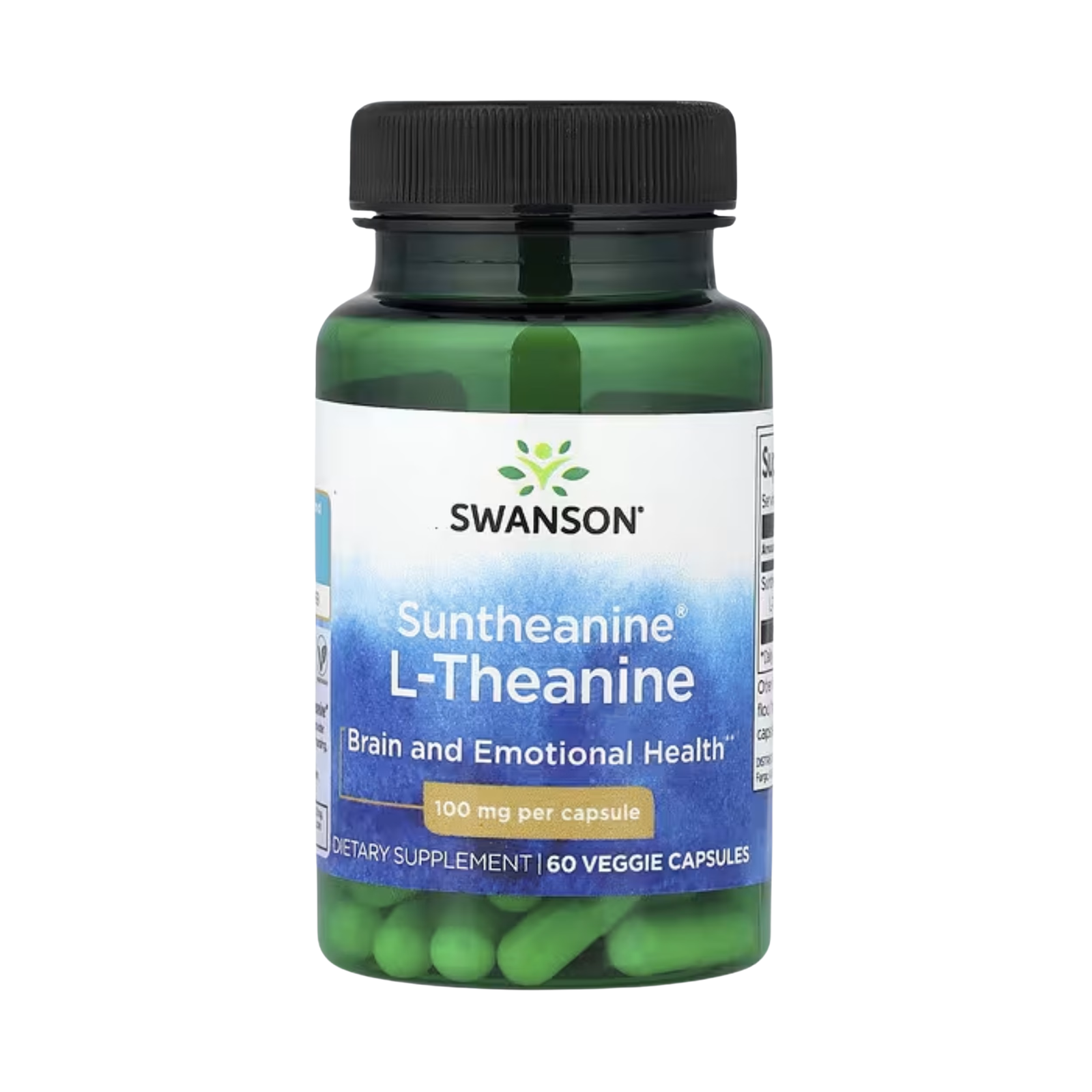swanson l-theanine swanson teanin 100mg 60 kapsula