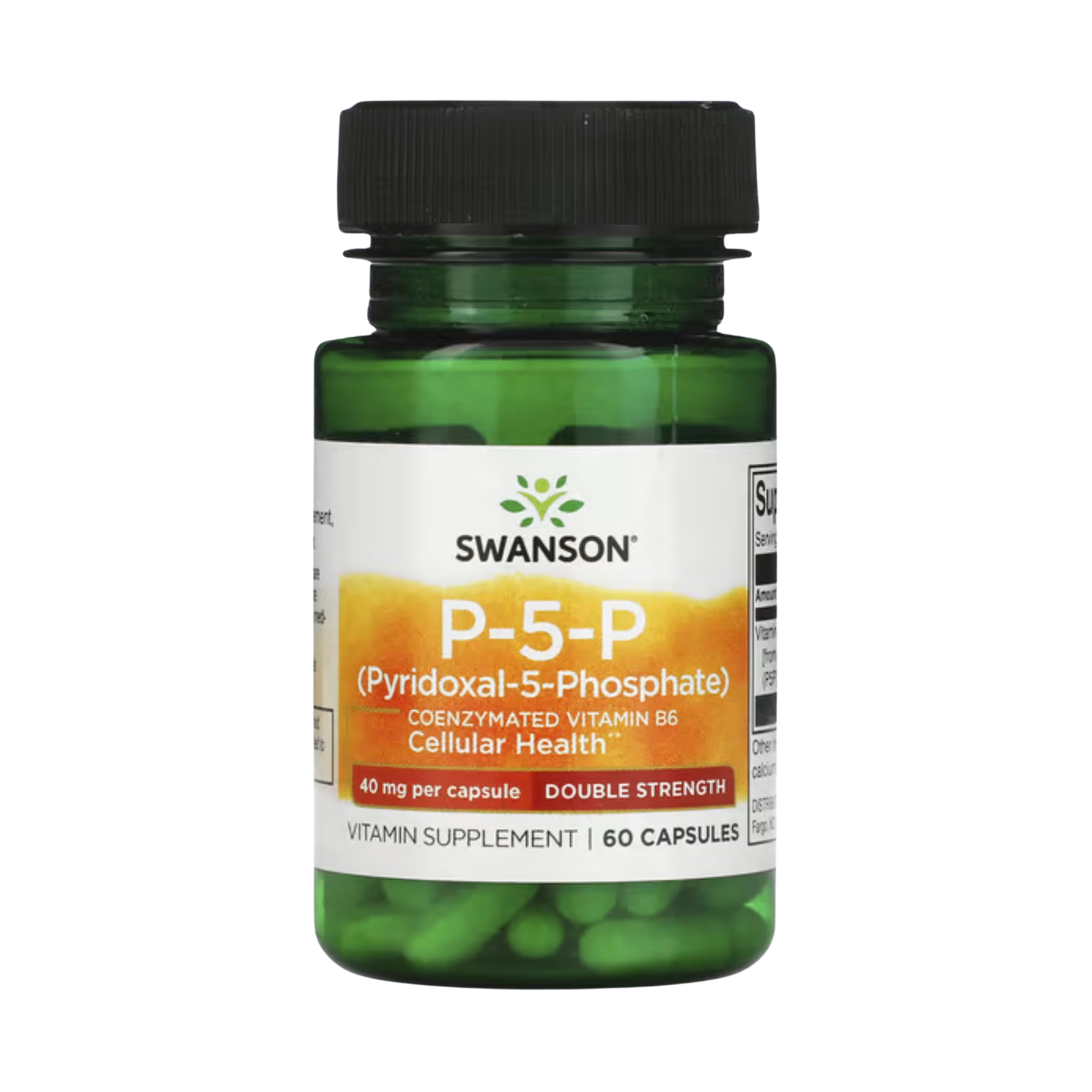 Swanson P-5-P Coenzymated Vitamin B6 40mg 60 kapsula