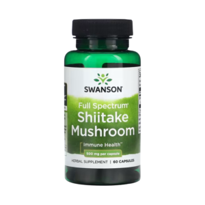 Swanson Shiitake Mushroom 500mg 60 kapsula