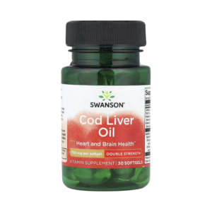 Swanson Cod Liver Oil 30 kapsula