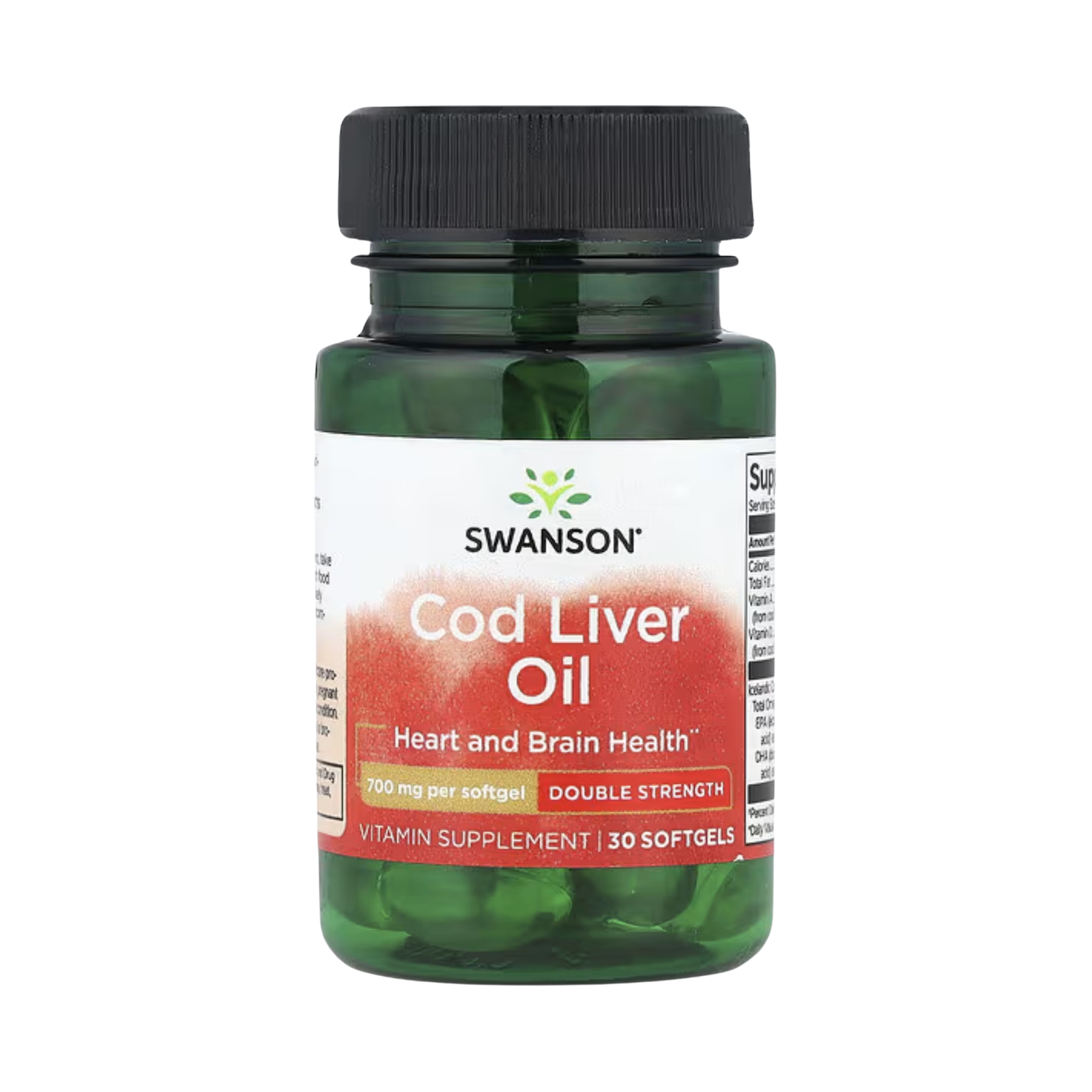 Swanson Cod Liver Oil 30 kapsula