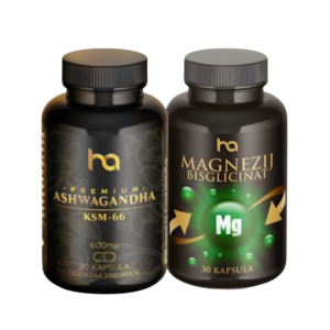 HA Ashwagandha KSM66 600mg + Magnezij 400mg