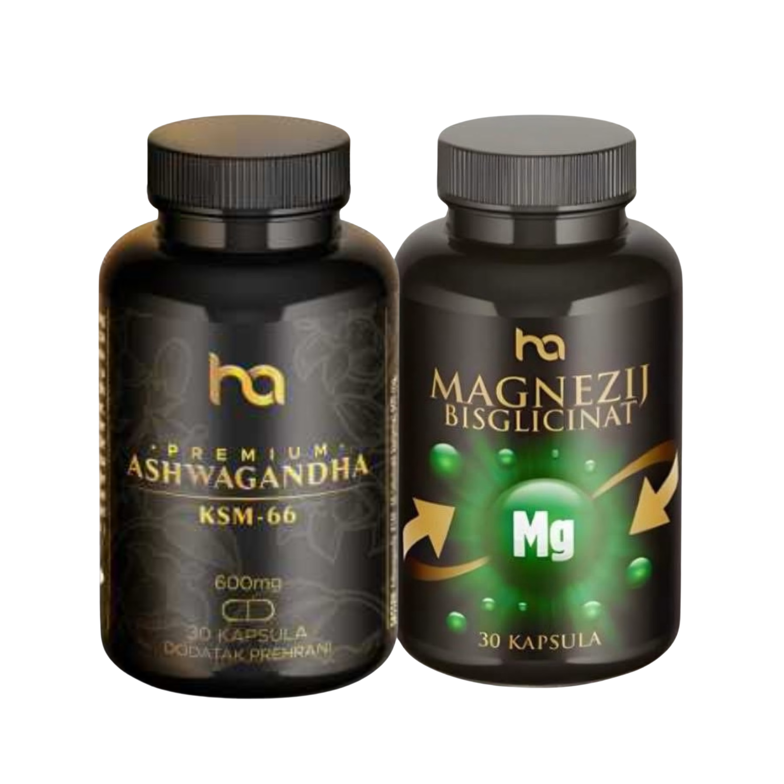 HA Ashwagandha KSM66 600mg + Magnezij 400mg