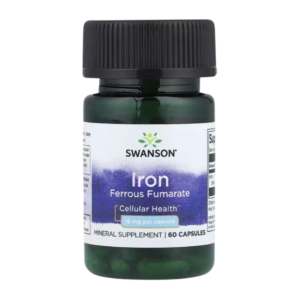 Swanson Iron (Ferrous Fumarate), 18mg 60 kapsula