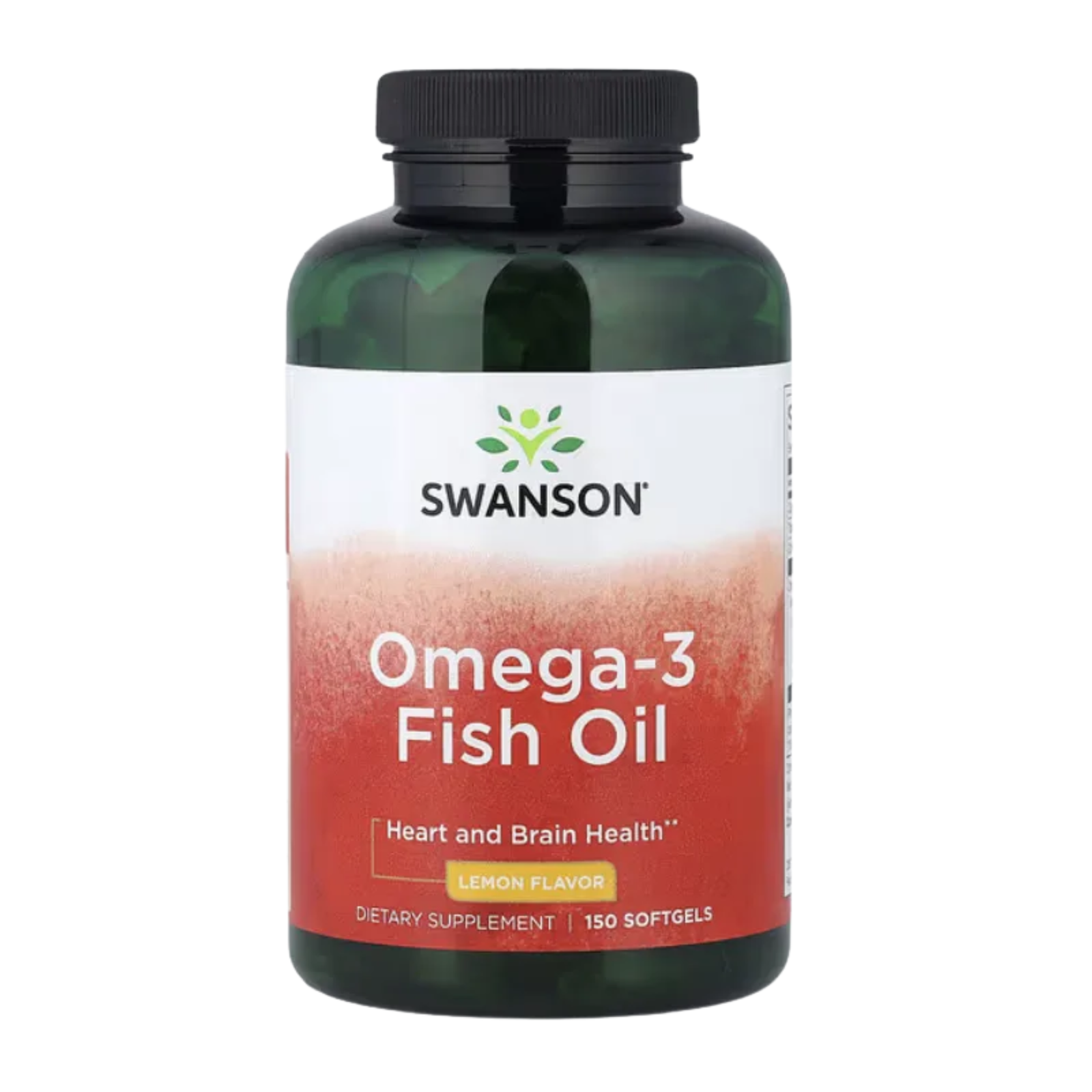 Swanson Omega 3 Fish Oil, Lemon 150 kapsula