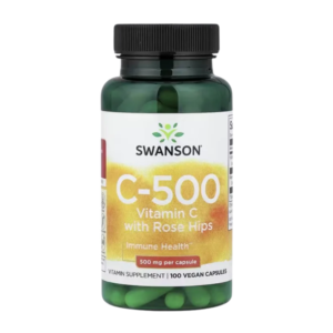 Swanson Vitamin C With Rose Hip 500mg 100 kapsula