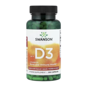 Swanson Vitamin D3 5000IU 250 kapsula