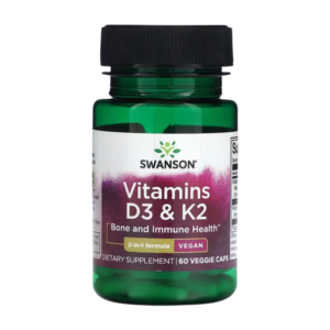 Swanson Vitamin D3K2 60 kapsula