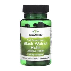Swanson Full Spectrum Black Walnut Hulls 500mg 60 kapsula