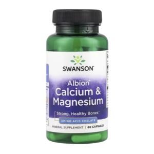 Swanson Albion Calcium & Magnesium 60 kapsula