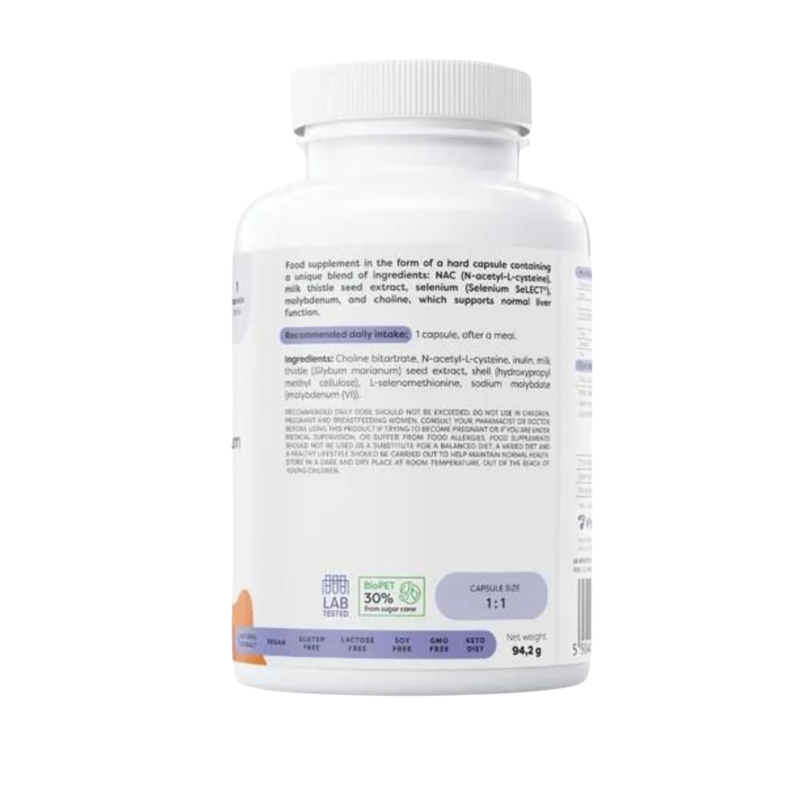 Osavi NAC Detox, Selenium & Molybdenum 120 kapsula - Image 3