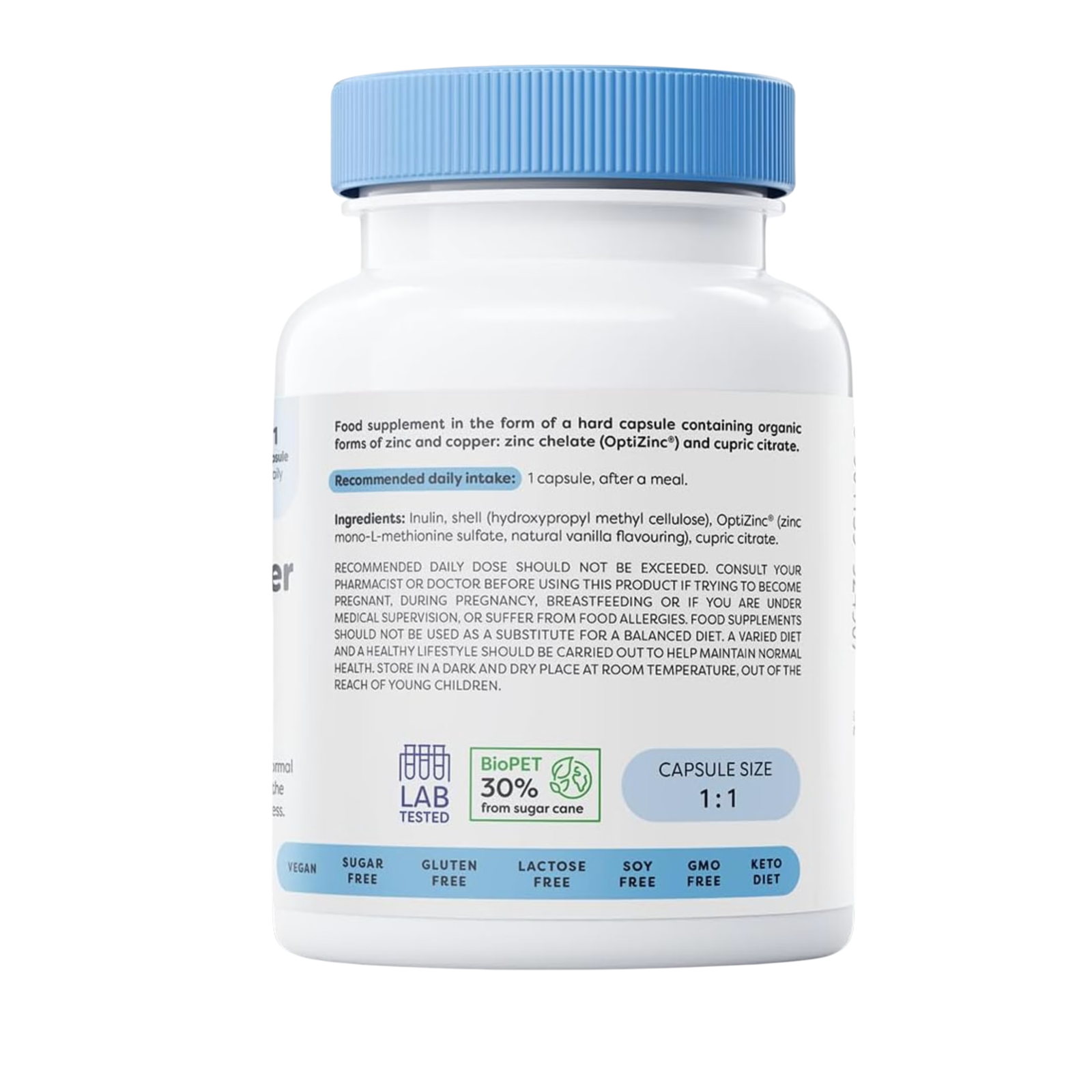 Osavi Zinc + Copper 15mg + 1mg 60 kapsula - Image 3