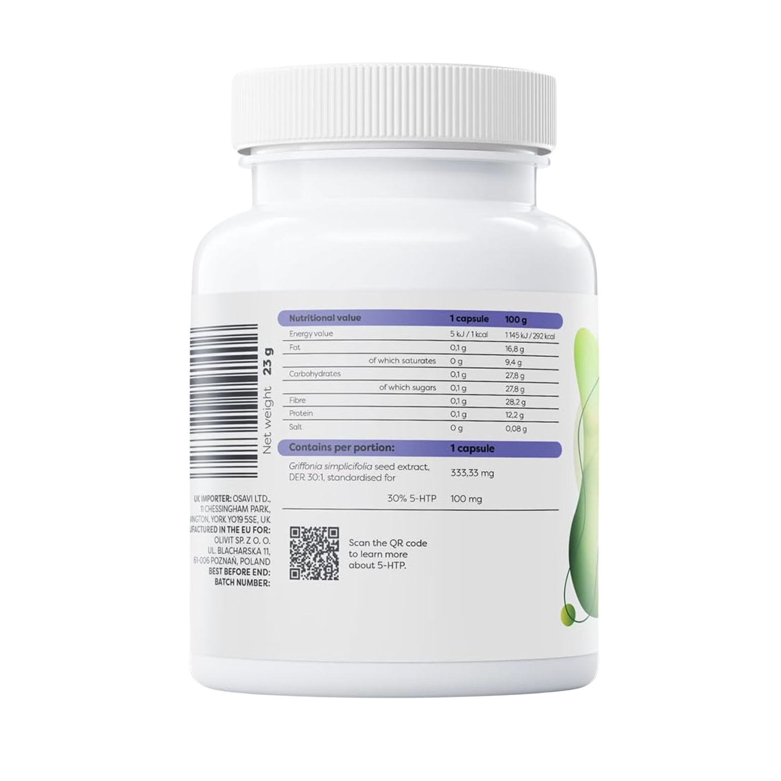 Osavi 5-HTP 100mg 60 kapsula - Image 2