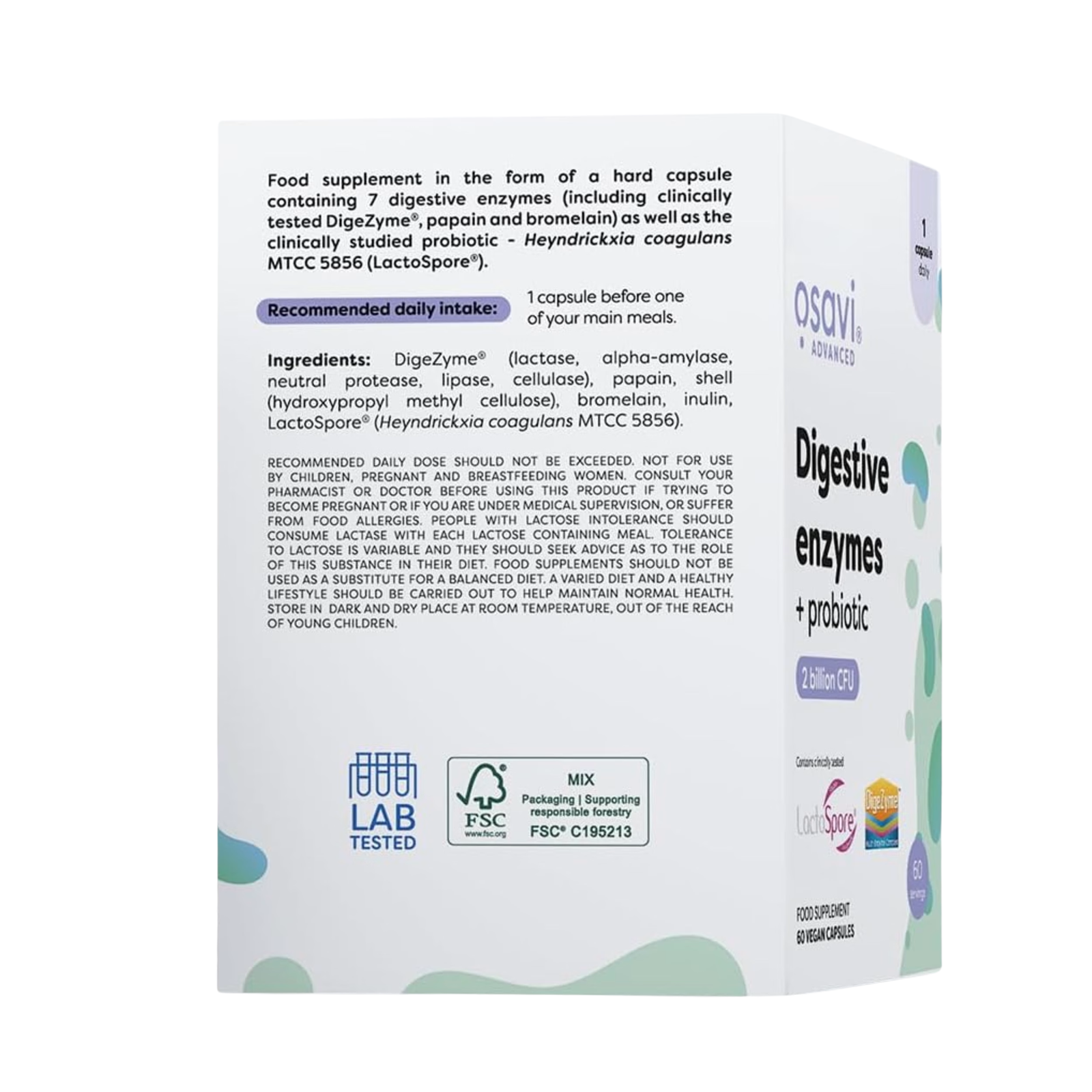 Osavi Digestive Enzymes + Probiotic 60 kapsula - Image 4