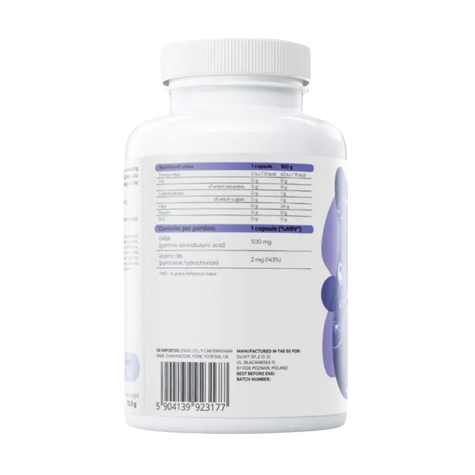 Osavi Gaba 500mg + Vitamin B6 120 kapsula - Image 2