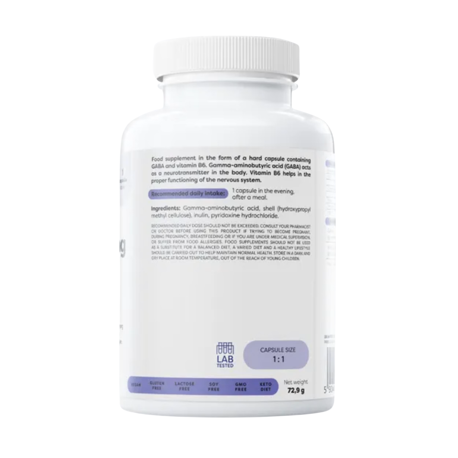 Osavi Gaba 500mg + Vitamin B6 120 kapsula - Image 3