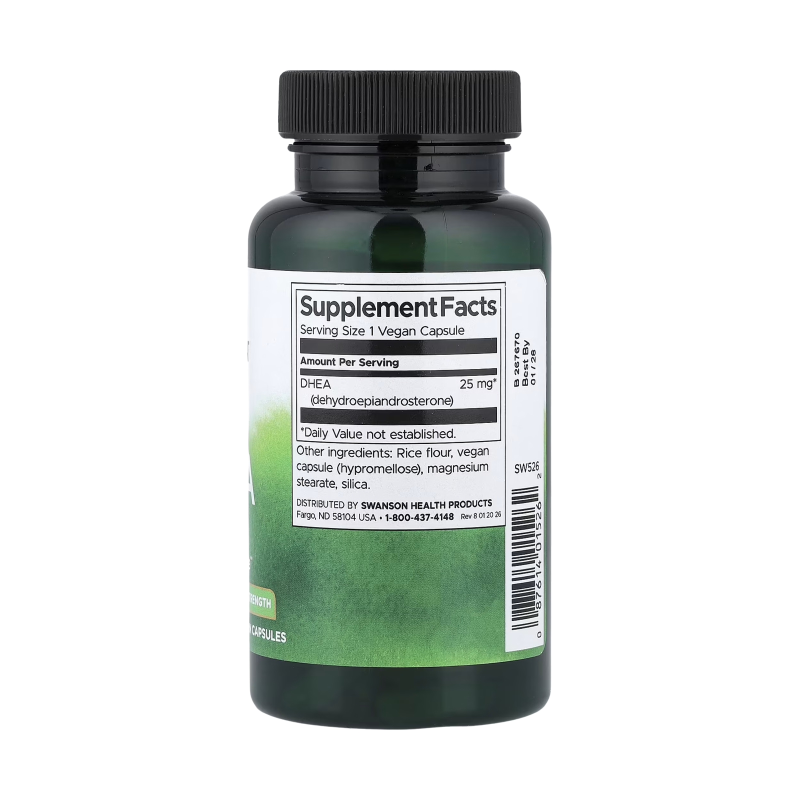 Swanson DHEA 25mg 120 kapsula - Image 2