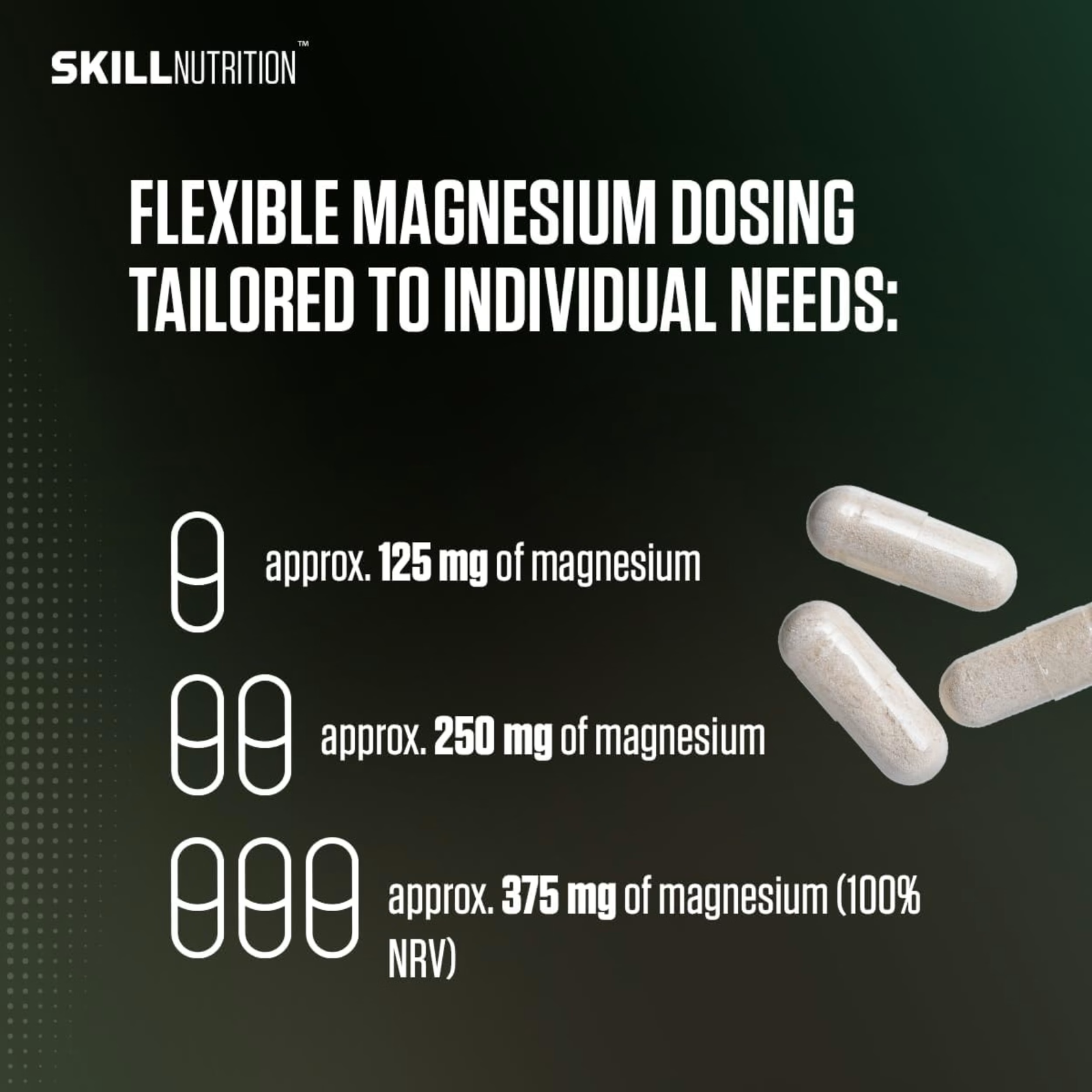 Skill Nutrition Magnesium Bisglycinate 60 kapsula - Image 4