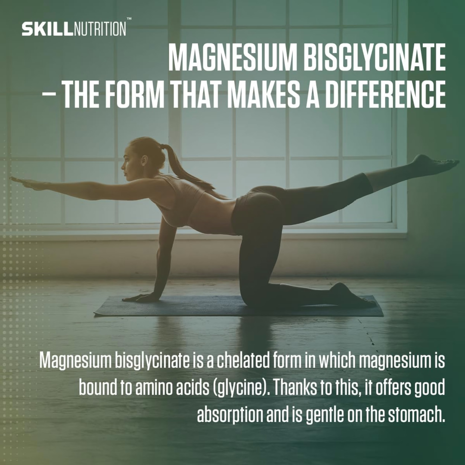 Skill Nutrition Magnesium Bisglycinate 60 kapsula - Image 5