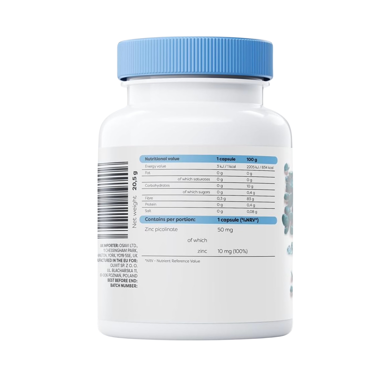 Osavi Zinc Picolinate 50mg 60 kapsula - Image 2
