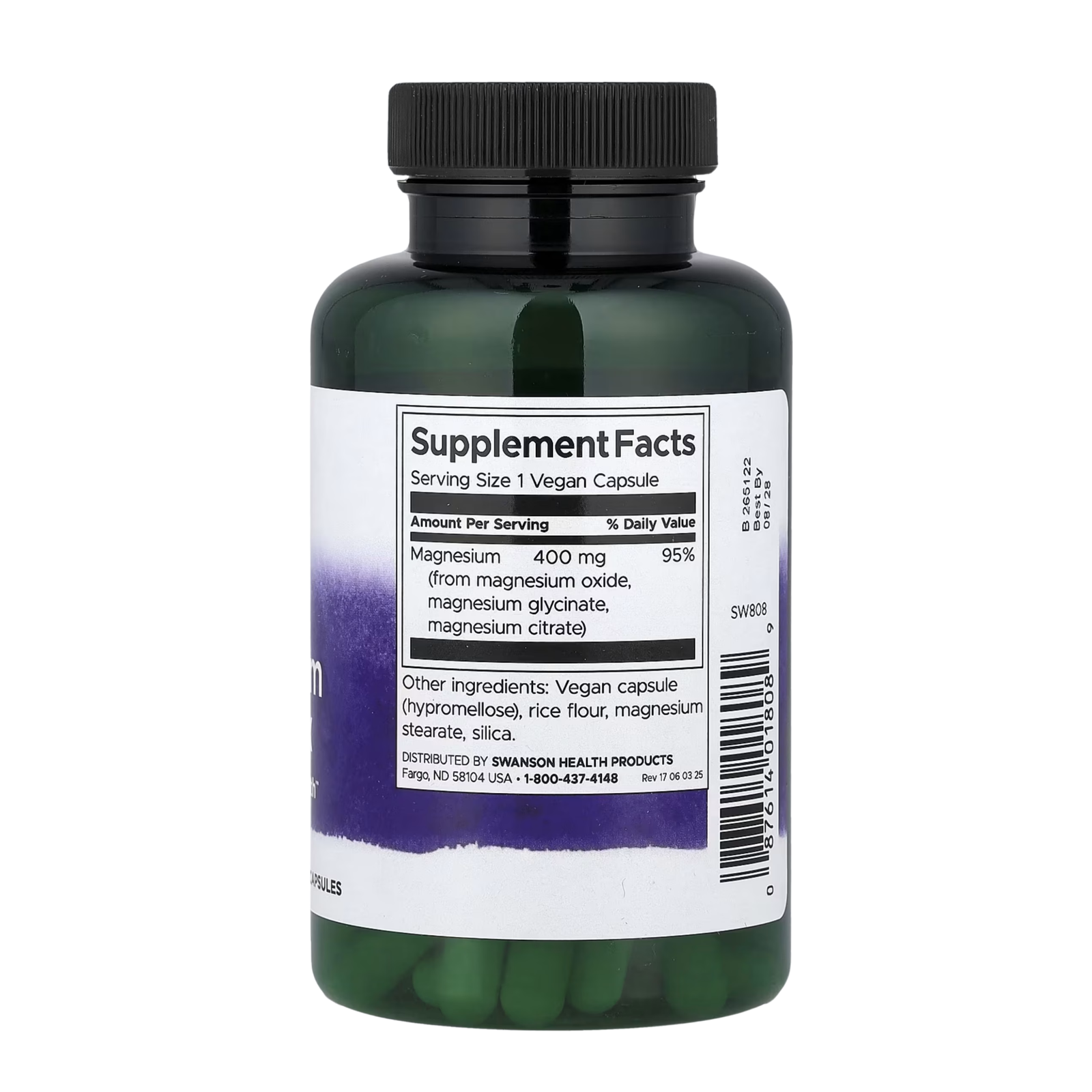Swanson Triple Magnesium Complex 100 kapsula - Image 2