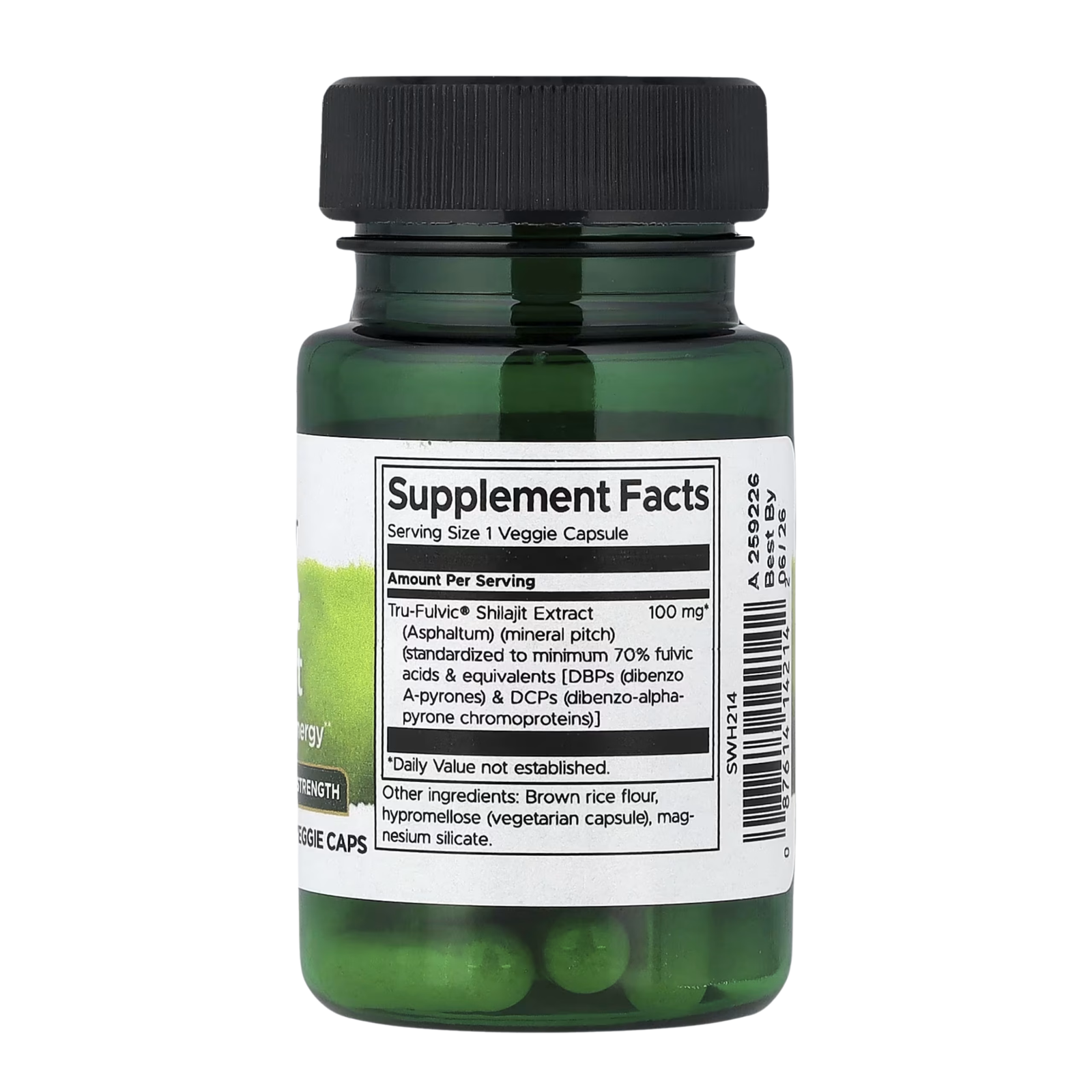 Swanson Shilajit Extract 100mg 30 kapsula - Image 2