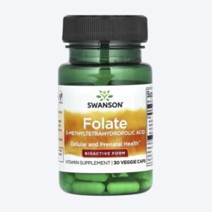 Swanson Folate 400mcg 30 kapsula