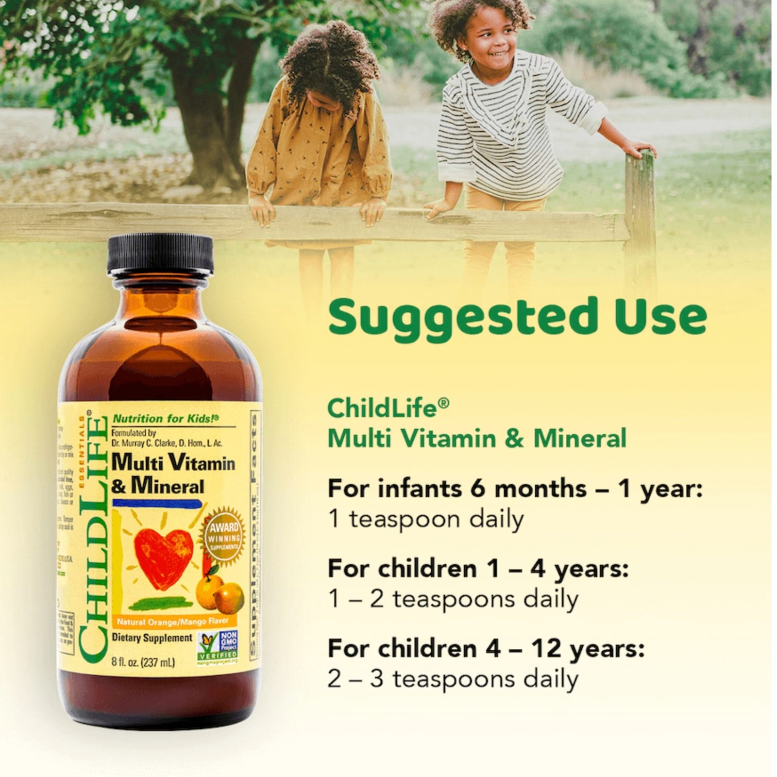 ChildLife Multivitamin & Mineral 237ml Orange & Mango multivitamin za djecu